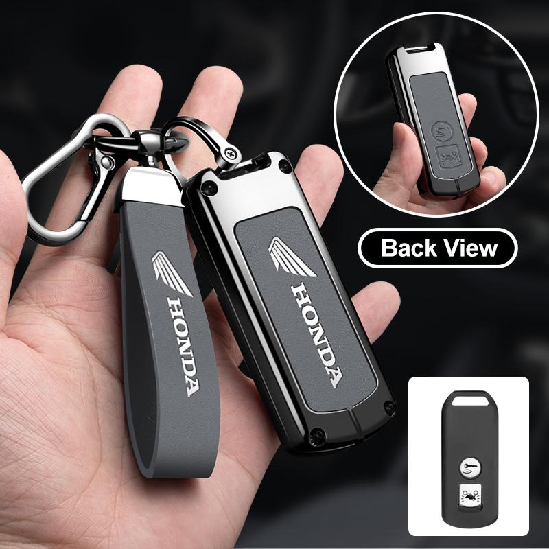 Zinc Alloy Leather For Honda Sh125 Forza 350 250 750 ADV 150 XADV SH150i SH300 150 PCX XAV Car Remote Key Protection Cover Shell
