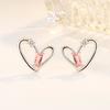 New 925 Sterling Silver Earrings Fashion AAA Zircon For Women Exquisite Student Girlfriend Jewelry Accessories Wedding PartyGood Product