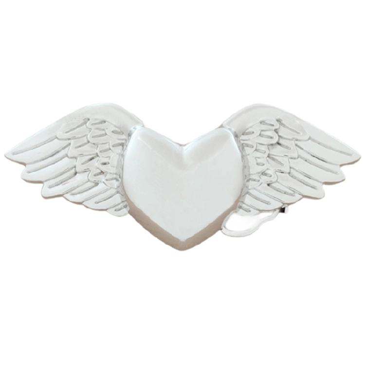

Multifunctional Heart And Wing Decorated Belt Buckle Fashion Belt Accessory Suitable For Men Women And Children 1