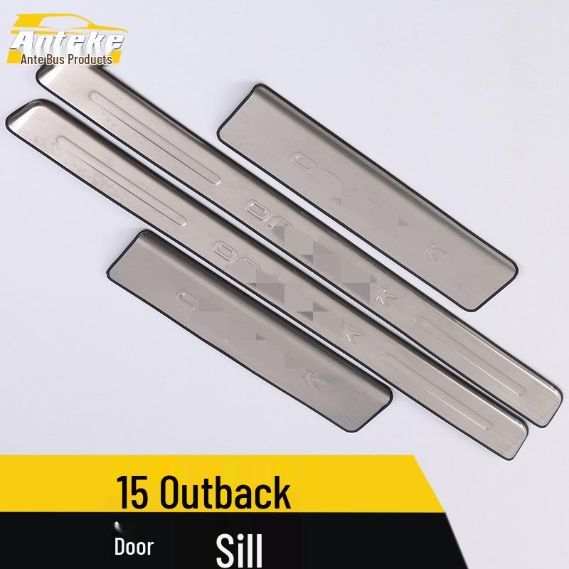 Subaru 2015 Outback Stainless Steel Sill & Bumper Welcome Pedal Strips
