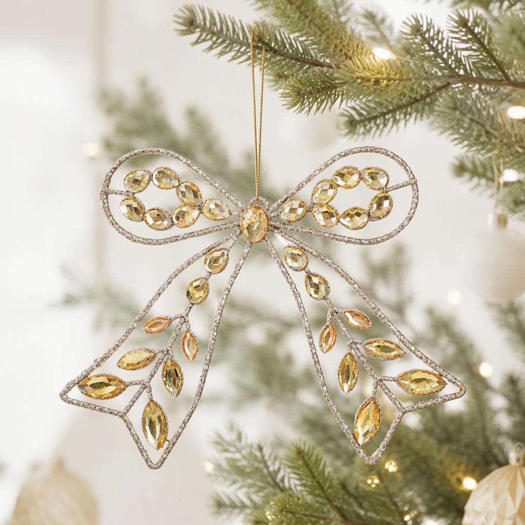 Tree Topper Star Christmas Tree Ornament Hanging Holiday Decoration for Home