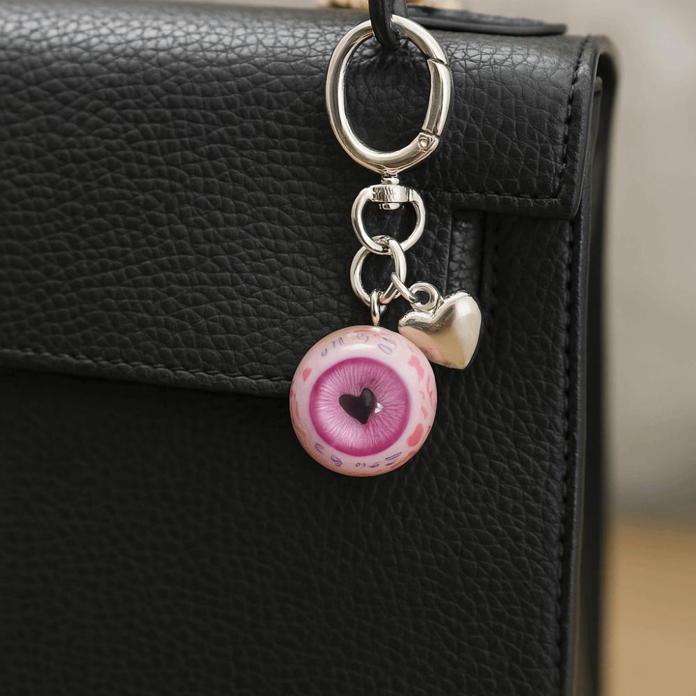 Eyeball Charms Halloween Eyes Keychain Goth Style Eye Keychain  Halloween Accessories