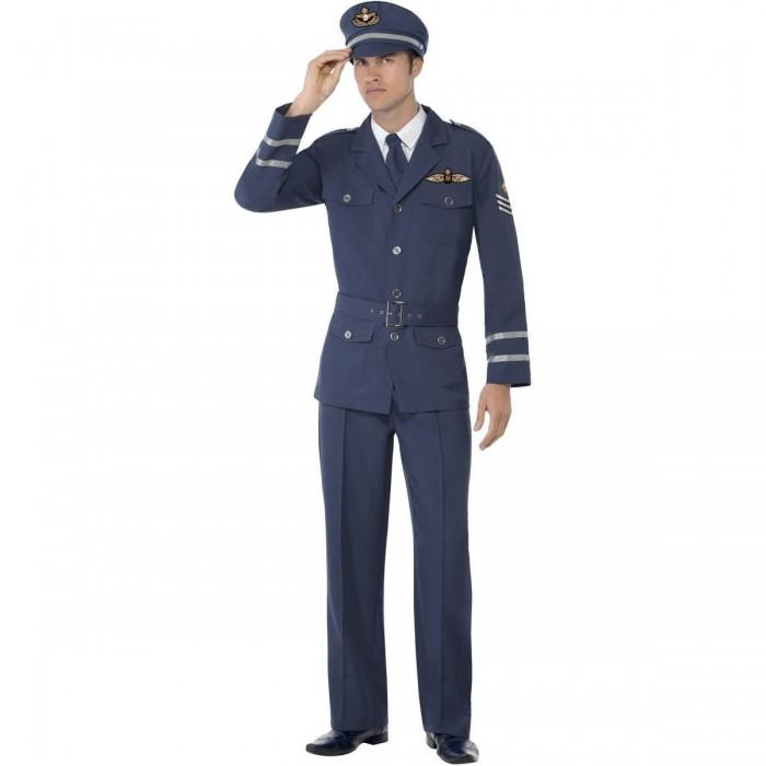 Smiffys Mens WW2 Air Force Captain Costume Set