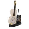 Violin Alarm Clock Retro Fashion Pencil Sharpener Function Table Alarm Clock Violin Shape Novelty Bedside Clock for Music Lovers