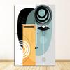 Retro Classic Wall Art Canvas Black Lines Wall Pictures for Living Room Bedroom Unique Poster Home Deco Abstract Canvas Painting No Frame