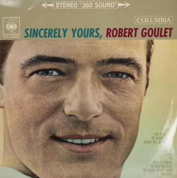 

LP Record ROBERT GOULET Sincerely Yours YS322 COLUMBIA 1964 Japan Pop Used