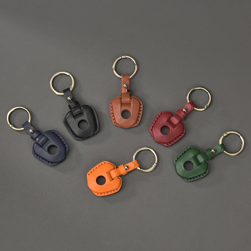 Handmade Genuine Leather Key Case for Honda Motorcycle CBR650, CB550, NC750 - Personalized Cowhide Holder