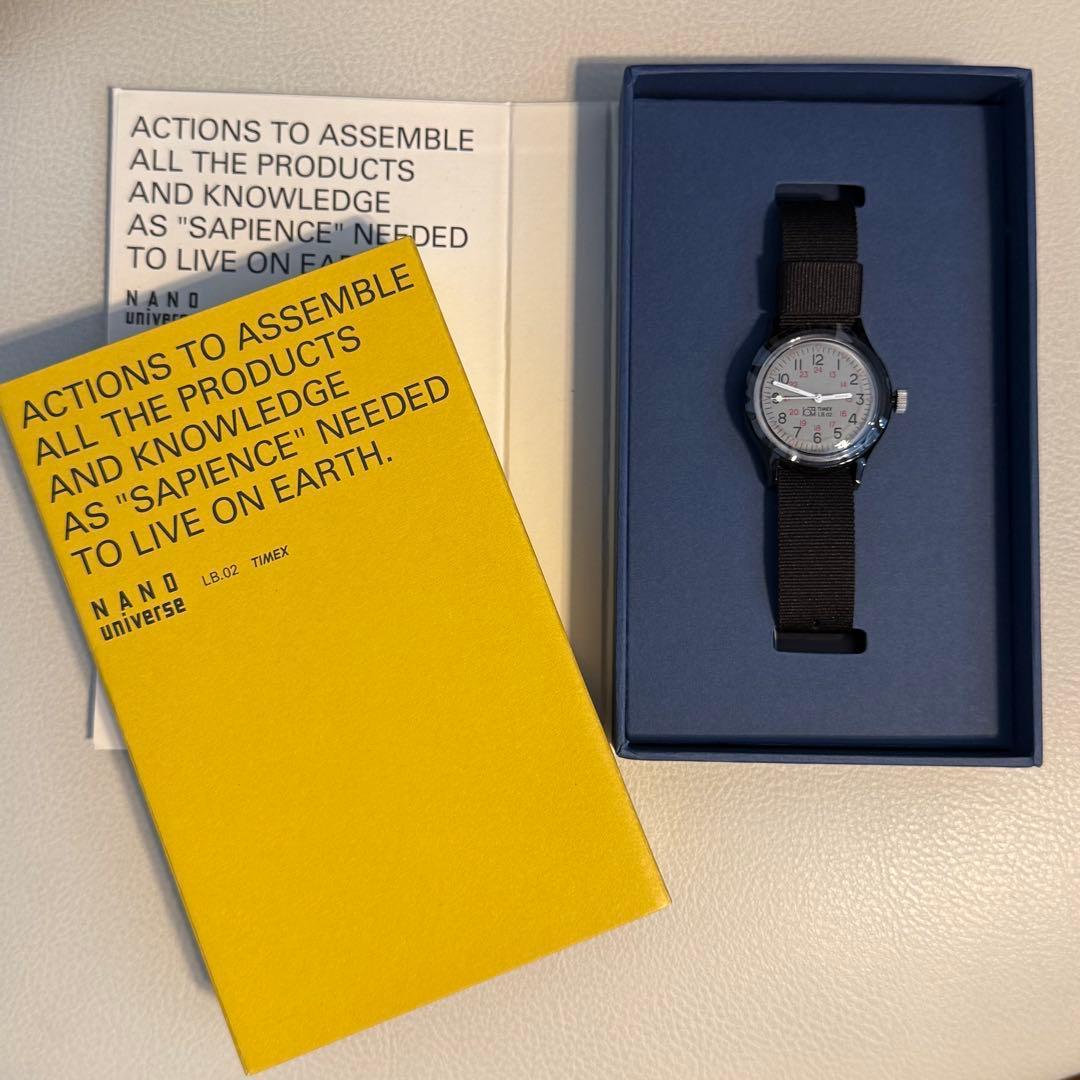 [First come, first served] NANO UNIVERSE TIMEX wristwatch nano universe