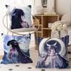 Genshin Impact Columbina Cushion Cover Polyester Sofa Cushions Decorative Throw Pillows Home Decoration Pillowcover