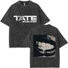 Washed Singer Tate Mcrae Album So Close To What Miss Possessive World Tour T Shirts Men Women Fashion Oversized Tshirts