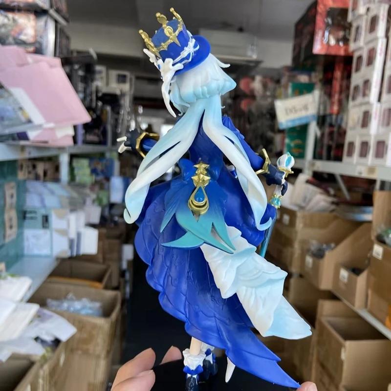 23cm Furina Figur Spiel Genshin Impact PVC Actionfigur Anime Süßes Mädchen Focal Focalors Sammelmodell Puppe Spielzeug Geschenk