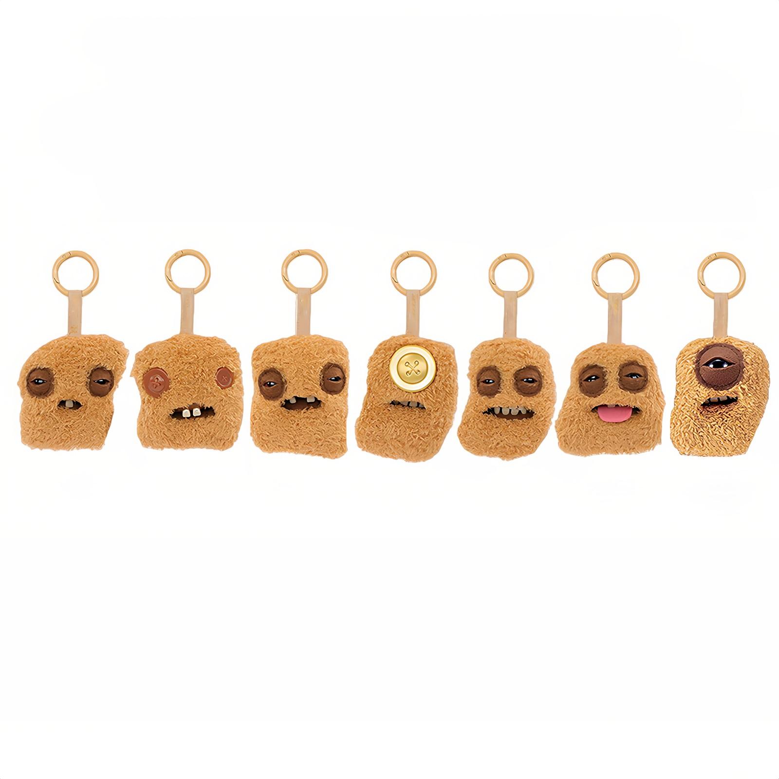 

Plush Soft Stuffed Toy Keychain Set Random Style Cute Plush Doll Accessories for Kids and Adults Soft Texture Collectible Plush Toy Keyring One Size