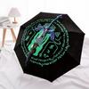 Legend of Zelda Automatic Folding Umbrella with Sturdy Iron Frame, Portable Compact Travel Umbrella All-Season Use Parties 0807052