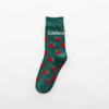 2023 Damen Mid-Tube Fruit Print Baumwollsocken für Frühling und Herbst
