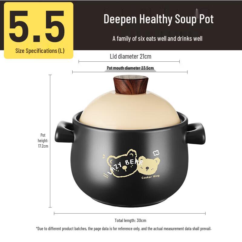 Chuidahuang Large High-Temperature Stone Stew Pot