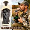 Handmade Hunting Duck Call Whistle Portable Lightweight Hand-Carved Wooden Realistic Sound Outdoor Waterfowl Crow Bird Animal Caller