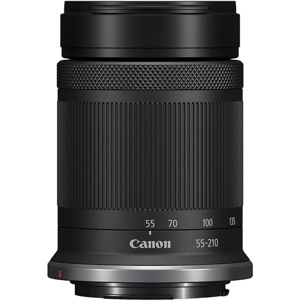 

The Canon (Canon) RF-S55-210mm F5-7.1 is a Canon APS-C mirrorless RF mount camera telephoto zoom ...
