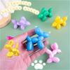 Cane Palloncino Colore Caramella Squishy Morbido TPR Giocattolo da Spremere Sollievo dallo Stress Giocattolo Fidget Animale Cartone Animato Kawaii Sensoriale Decompressione Regalo