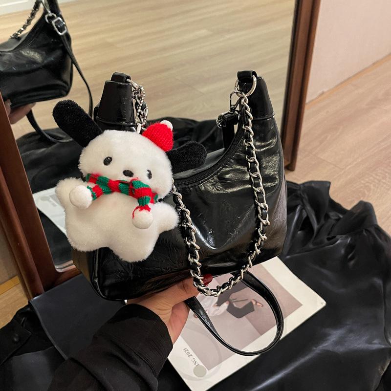 Casual Large-capacity Bag Women's New Tote Bag Solid Color Versatile Messenger Bag