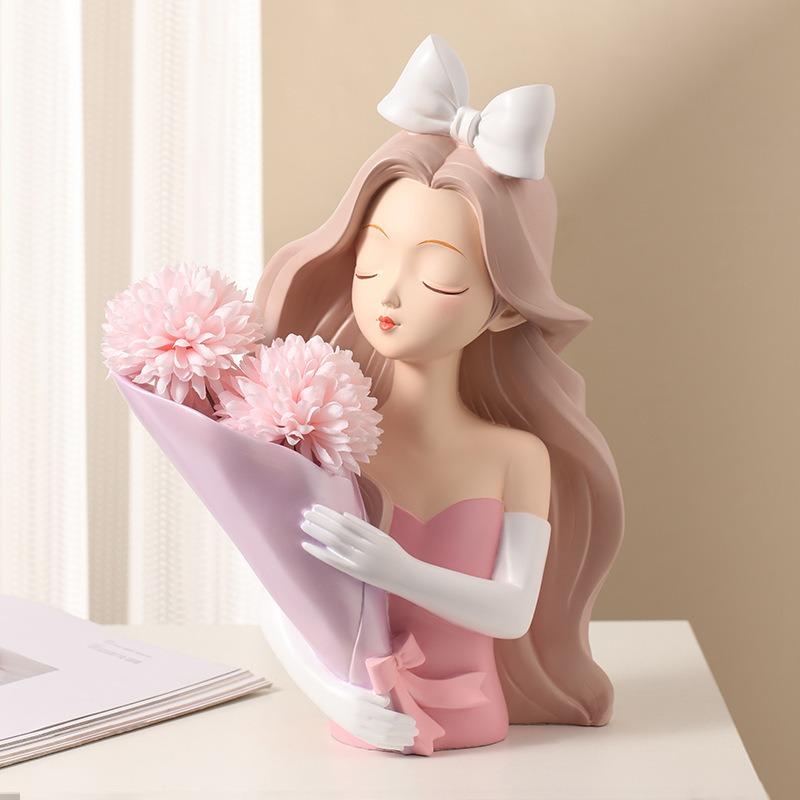 Nordic Alice Flower Bouquet Decoration Home Living Room Rabbit Flower  Decoration Gift Room Accessories Unique Beautiful Vase