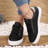 Casual Sports Board Shoes Women's 2024 Spring and Autumn Women's Shoes New Color Matching Thick Sole Heightening White Shoes