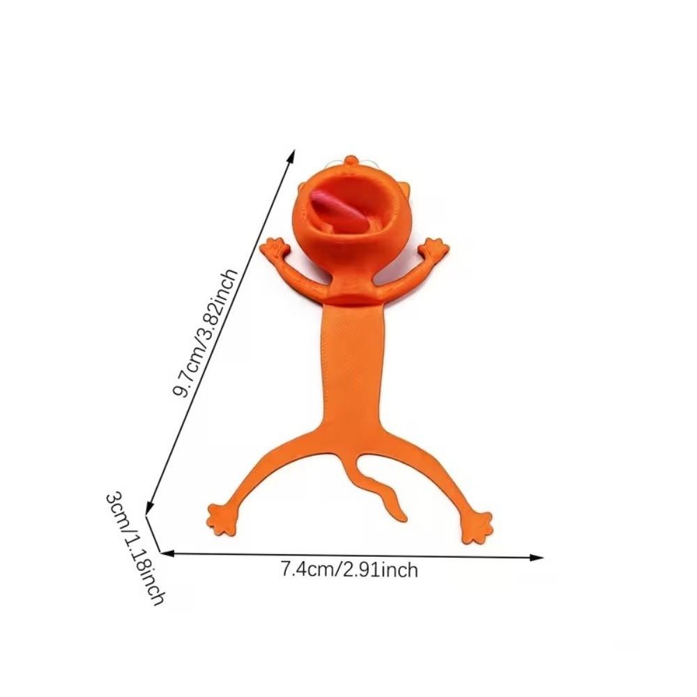 Funny Reading Book Clip 3D Cat Reading Bookmark Creative Lazy Cat Bookmark School