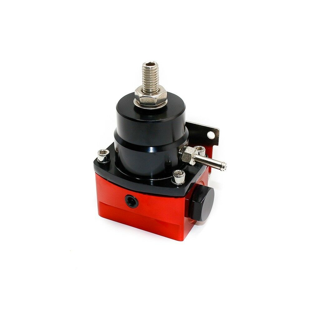 Universeller Metall Einstellbarer Kraftstoffdruckregler + 160psi Manometer AN 6 Anschlussende