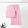 In Stock: 2025 European & American Fashion Suit - Lapel Vest & Wide-Leg Pants Casual Set