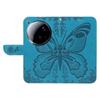 Dla Xiaomi 15 Ultra Etui Wzór Motyla Skóra PU Folio Klapka Pokrowiec na Telefon