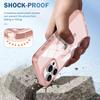 For iPhone 15 Pro Max Case Compatible with MagSafe PET Screen Film PC+TPU Cover