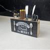 Scatola porta coltelli e forchette in legno stile europeo Scaffale per utensili da cucina Scatola porta coltelli, forchette, cucchiai e bacchette stile occidentale