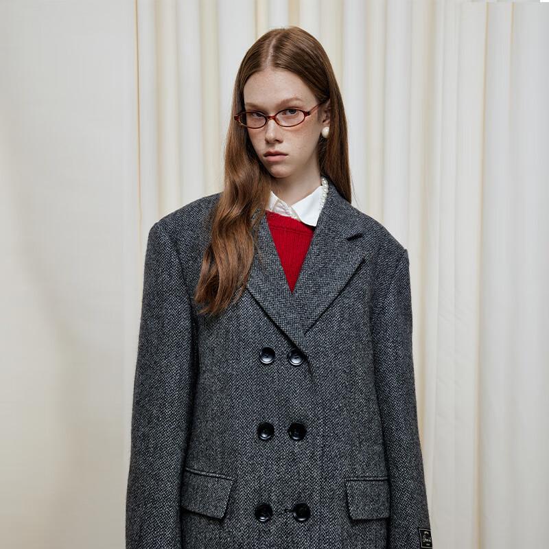 

ЗЕЛЕНЫЙ ПАЛЬТО ОВЕРСАЙЗ ДВУБОРТНОЕ 100% Шерсть M