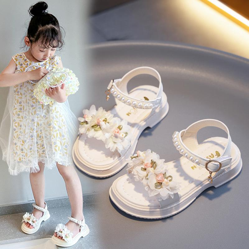 Mädchen Sandalen Sommer Neue Koreanische Stil Weichen Boden Baby Prinzessin