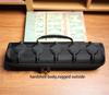 AUKURA 5-Slot Hard Watch Travel Case Carry Box Display and Organizer with Flexible Anti-Move Pillow, Fits Large and Small Watches.