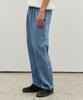 DECET [Summer Fabric] 2Pleats Wide Jeans Dcpt005Blue