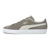 Puma Scarpe da ginnastica unisex in pelle scamosciata Classic 21 grigio acciaio bianche 374915-07