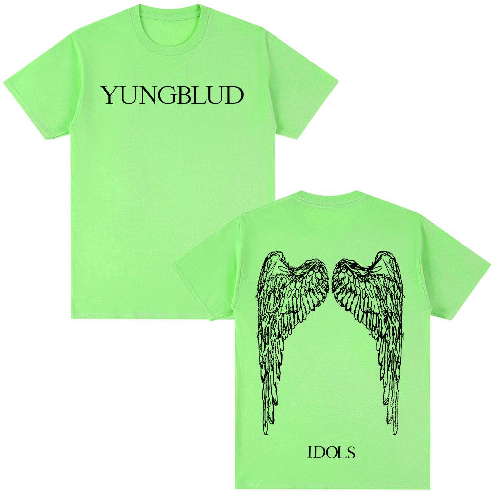 Yungblud IDOLS Wings Album Tour 2025 T Shirt Fans Gift Unisexs Women Hip Hop Short Sleeve Tshirts Oversized Casual Cotton Tshirt