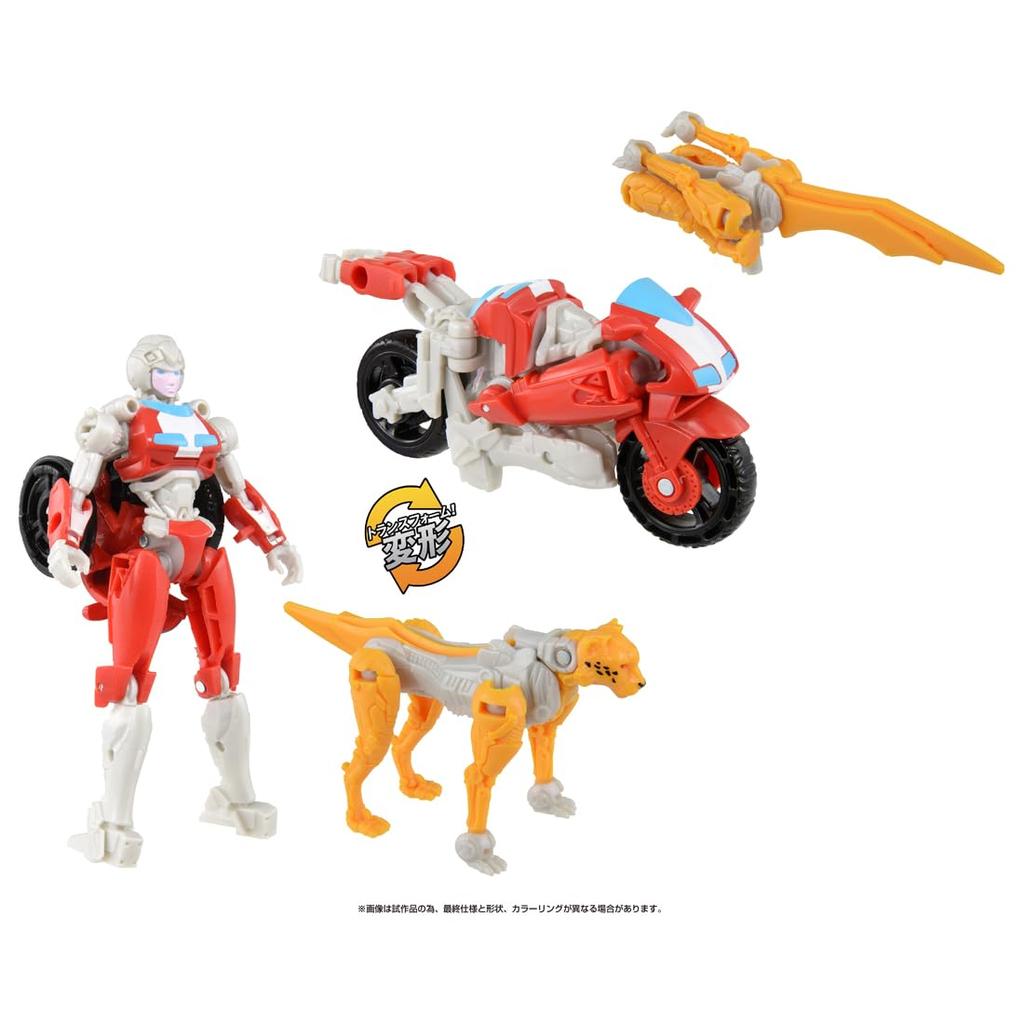 Takara Tomy Transformers Beast Awakening Awakening Change Set Arcee Cheetah BCS-04 &