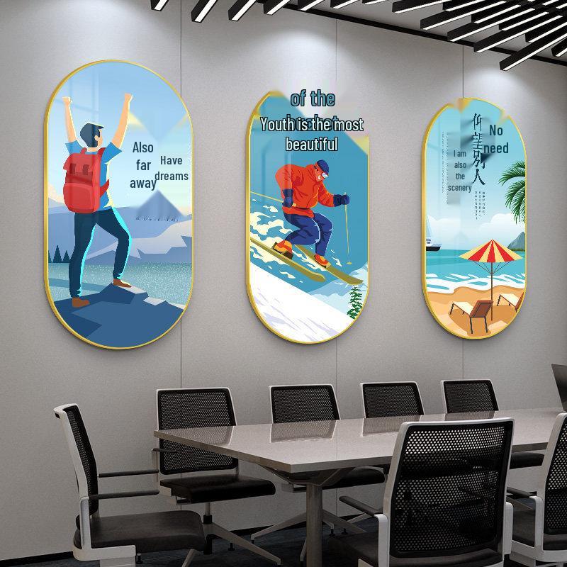 Corporate Culture Motivational Office Wall Art for Team Meetings
