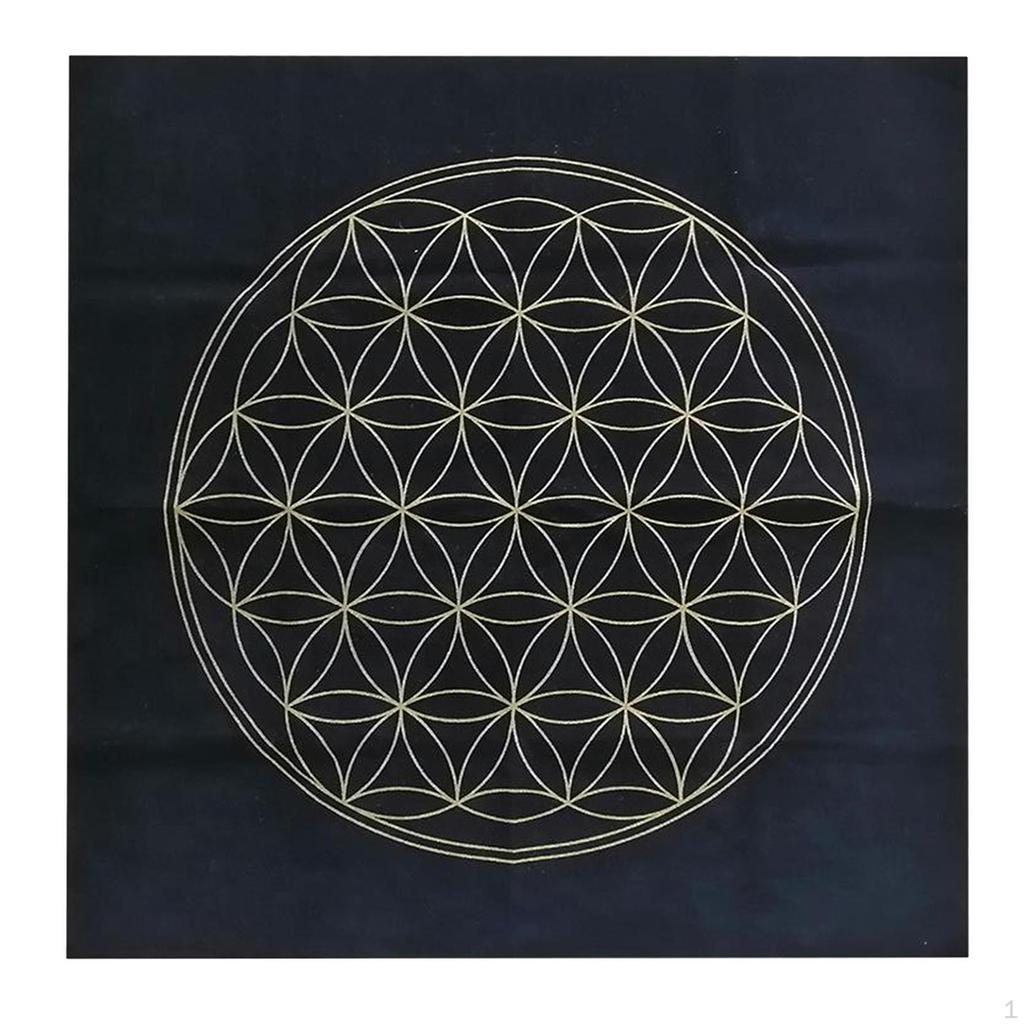 Altar Card Cloth Tablecloth Flower of Life Astrology Board Game Table Tapestry