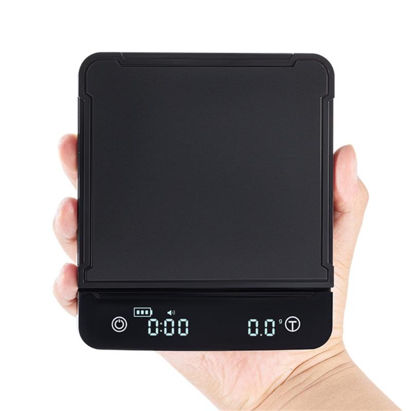 Waterproof Electronic Scale Portable Electric Coffee Scale Digital Espresso Scale Kitchen Scale for Coffee Beans Powder