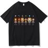 KATSEYE X Toca Boca Maglietta KATSEYE Nuovo Merch Cotone Magliette di Alta Qualità Stampa Cartone Animato Abbigliamento Divertente Magliette Comode Unisex