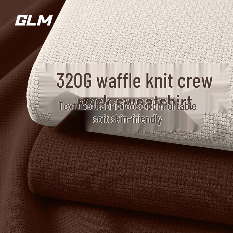 

GLM Men s Relaxed Fit Waffle Knit Sweatshirt L