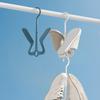 Durable Hanging Shoe Drying Rack Multi-Functional Space Saving Shoe Holder Windproof Shoes Hanger for Home Balcony Bathroom