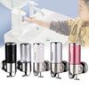Hanging Foam Wall Soap Dispenser Chrome Coating Hotel Home Bathrooms Supplies