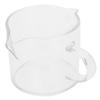 Varmebestandig glass målebeger liten melk kaffe dobbel munn unse kopp kjøkkenutstyr