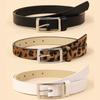 Ladies Belt Personalized Leopard Print Decorative Belt Clothing Jeans Pu Belt