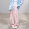 ICH MODE Pine Tea Cocoa Women's Wide-Leg Casual Pants