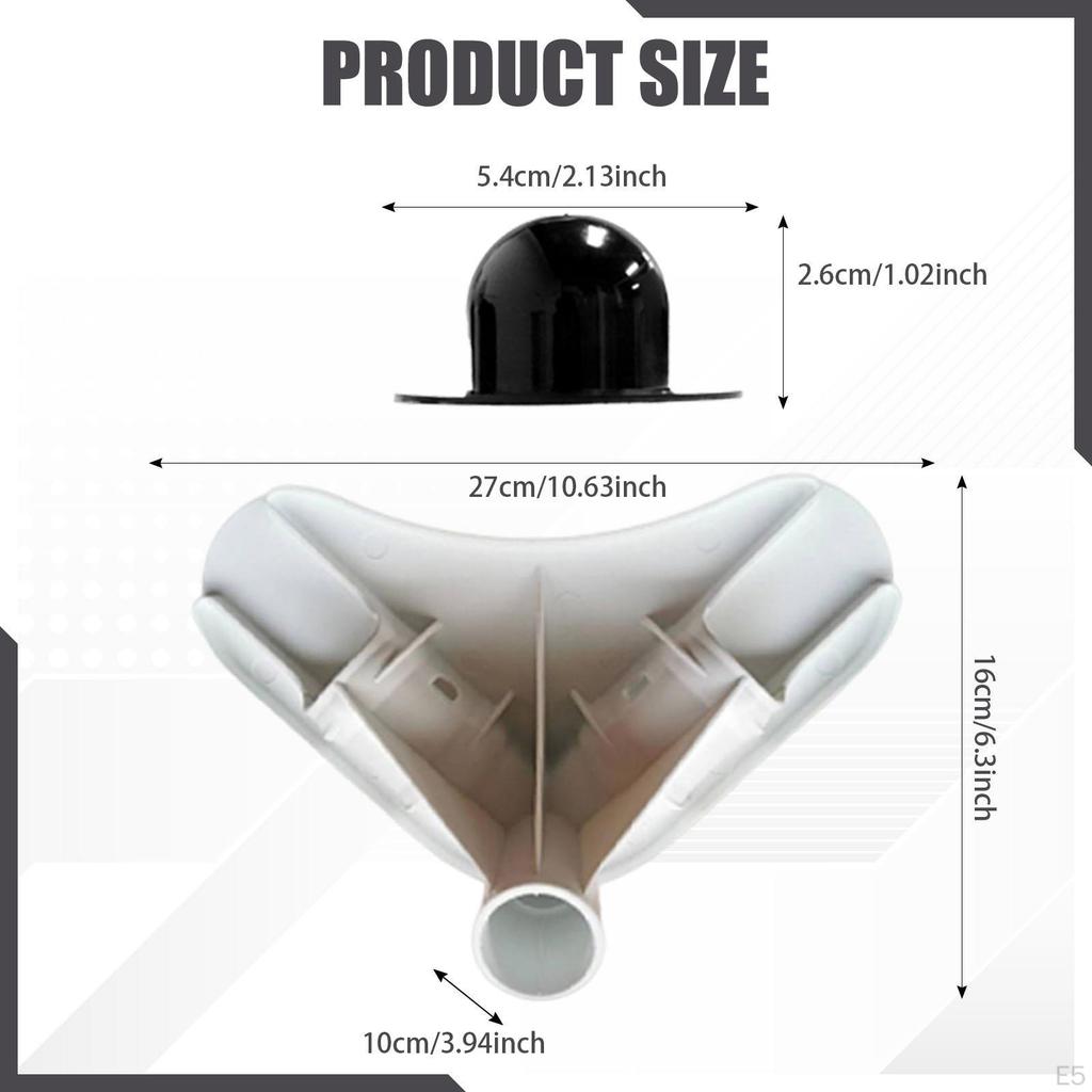 Pool Frame Corner Joint Beam Leg Drain Valve Stopper for Metal Swimming Pools