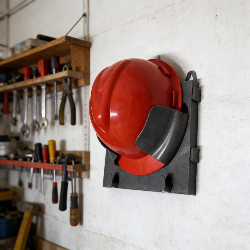 Heavy Duty ABS Helmet Hanger With Secure Hook Design Perfect For Space Saving In Small Rooms And Workplaces